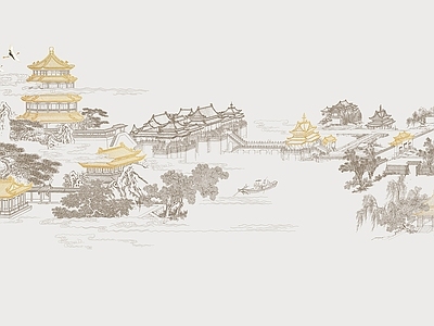 新中式中式硬包 中式纹理壁布 布艺硬包 硬包图案 艺术硬包 硬包背景墙
