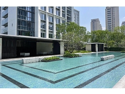 售楼处景观 示范区中心水景 镜面水池 玻璃栏杆 植物绿墙 施工图