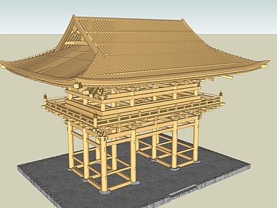 中式古建筑 古建筑