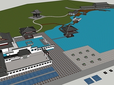 中式古建筑 古建筑