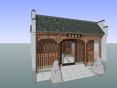 中式古建筑 古建筑