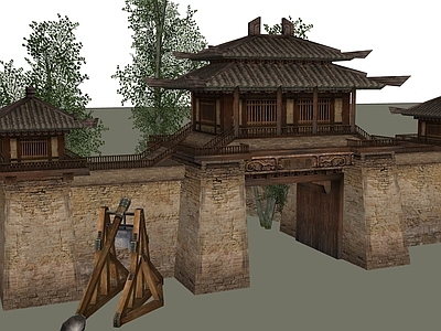 中式古建筑 古建筑