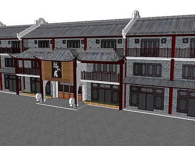 中式古建筑 古建筑