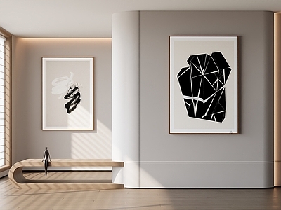 意式现代挂画 客厅挂画 玄关挂画 办公室挂画 书房挂画 茶室挂画