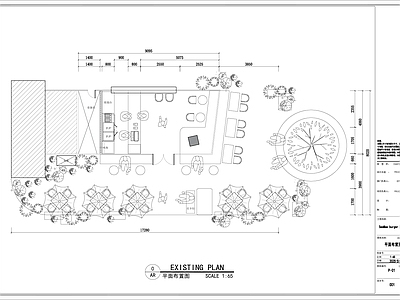 工业现代明档 汉堡店 快餐 立面图 施工图