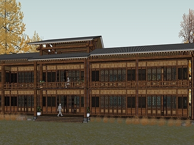 中式古建筑 古建筑
