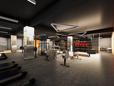 现代工业其他休闲娱乐空间 健身会所 工业轻奢