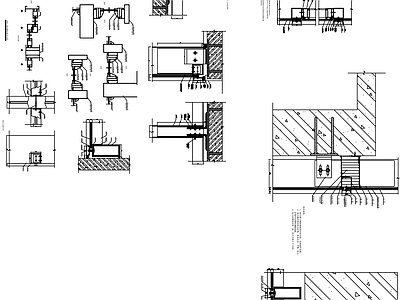 幕墙结构节点 幕墙节点图 施工图