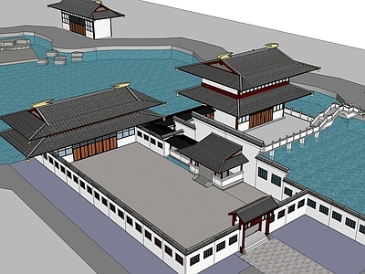 中式古建筑 古建筑