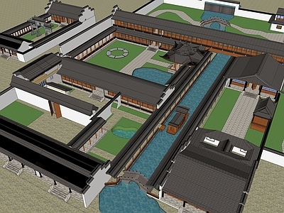 中式古建筑 古建筑