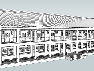 中式古建筑 古建筑