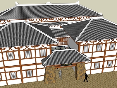 中式古建筑 古建筑