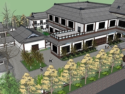 中式餐饮建筑 茶楼