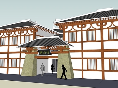 中式古建筑 古建筑