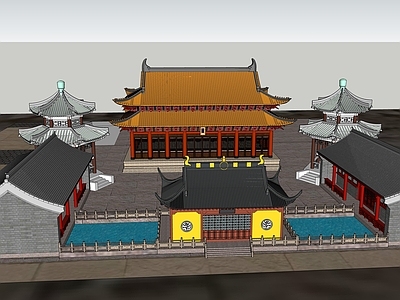 中式古建筑 古建筑