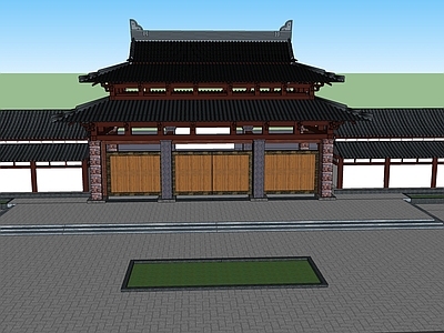 中式古建筑 古建筑