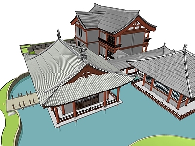 中式古建筑 古建筑