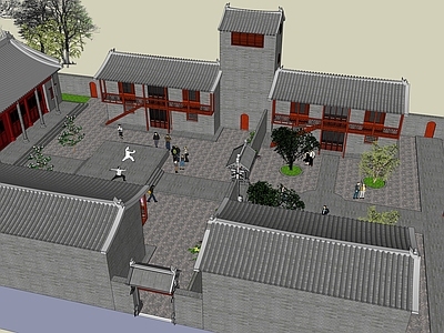 中式古建筑 古建筑