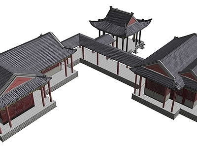 中式古建筑 古建筑