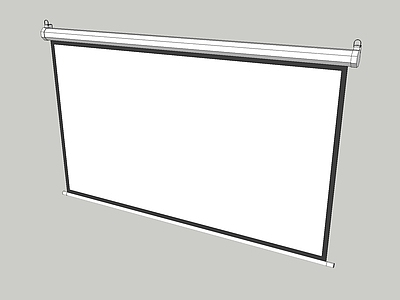 现代其他景观小品 电影幕布 投影布