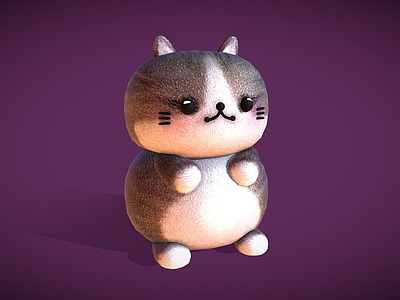 其他动物 胖猫 猫