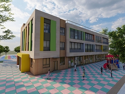 现代小公建 学校建筑 幼儿园建筑