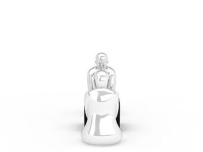现代棋手雕像