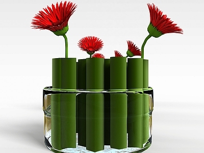 现代花草造型