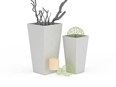 现代办公室陈设品