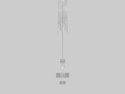 现代时尚水晶流苏落地灯