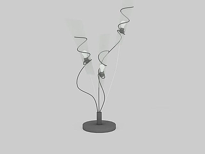 现代简易落地灯