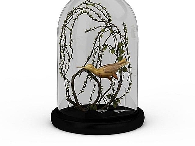 现代玻璃陈设品