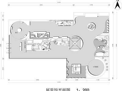 文化展厅 文化展厅设计平面 博物馆设计平面图 文化博物馆平面图 故事博物馆平面图 施工图