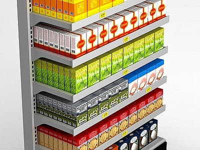 现代超市货架