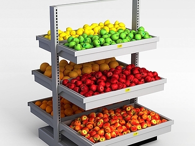 现代超市水果货架