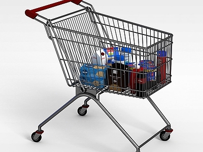 现代超市购物车