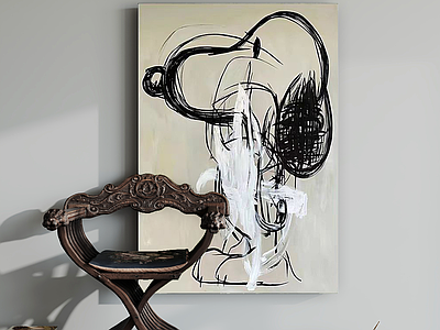 现代奶油挂画 现代挂画 奶油风装饰画 轻法装饰画 现代装饰画 儿童房装饰画