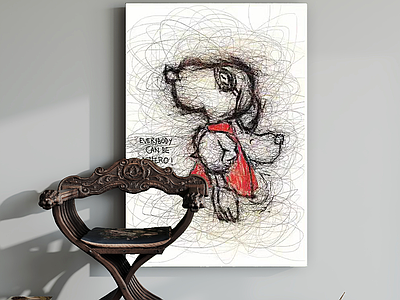现代奶油挂画 现代装饰画 儿童房装饰画 奶油风装饰画 卡通装饰画 极简装饰画