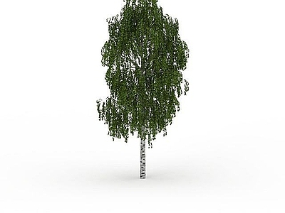 现代其他景观小品 室外绿树