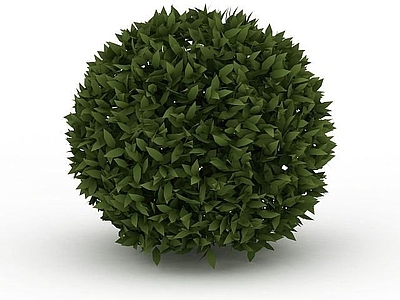 现代其他景观小品 园林装饰树