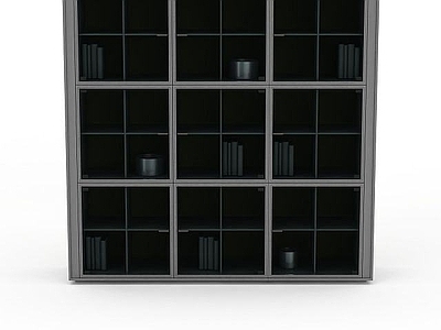 现代办公室展示柜
