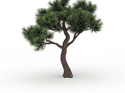 现代其他景观小品 室外松树