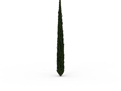现代其他景观小品 景观针形松树