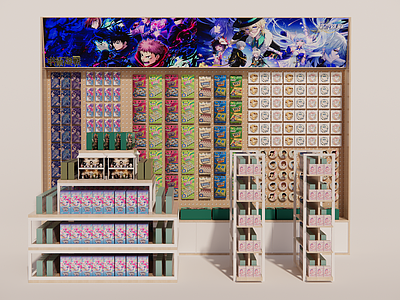 展柜 谷子二次元展柜 展示柜 展示台