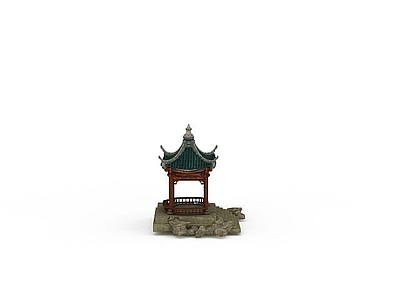 中式凉亭