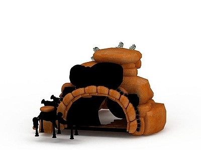现代游戏石洞小屋