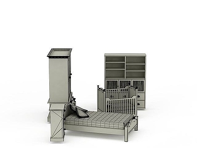 现代其他电器 简约家具组合
