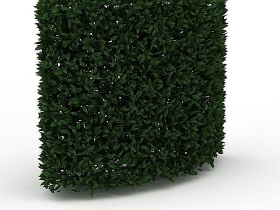 现代其他景观小品 绿篱