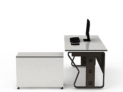 现代办公桌椅组合