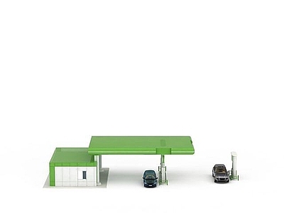 现代汽车加油站